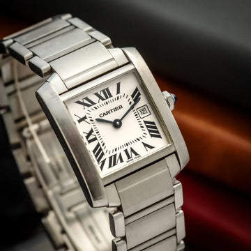 Cartier Tank Française – Réf. 2465 – Femme – Quartz – 2000-2010